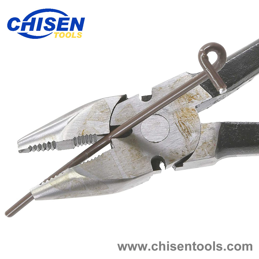 Utica style Round Nose Fencing Pliers' Cutter