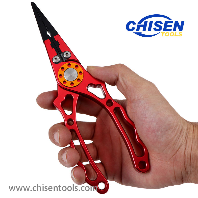 New Type Aluminum Fishing Pliers in Hand