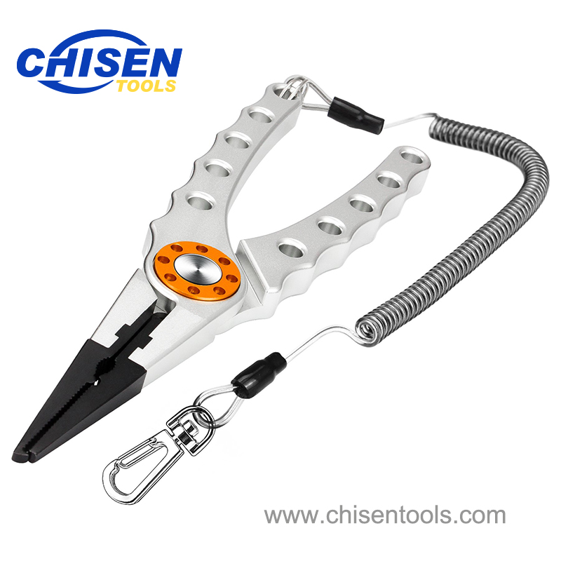 Silver Aluminum Fishing Pliers