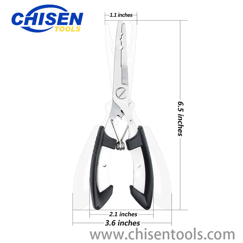 Stainless Fishing Pliers' Dimension