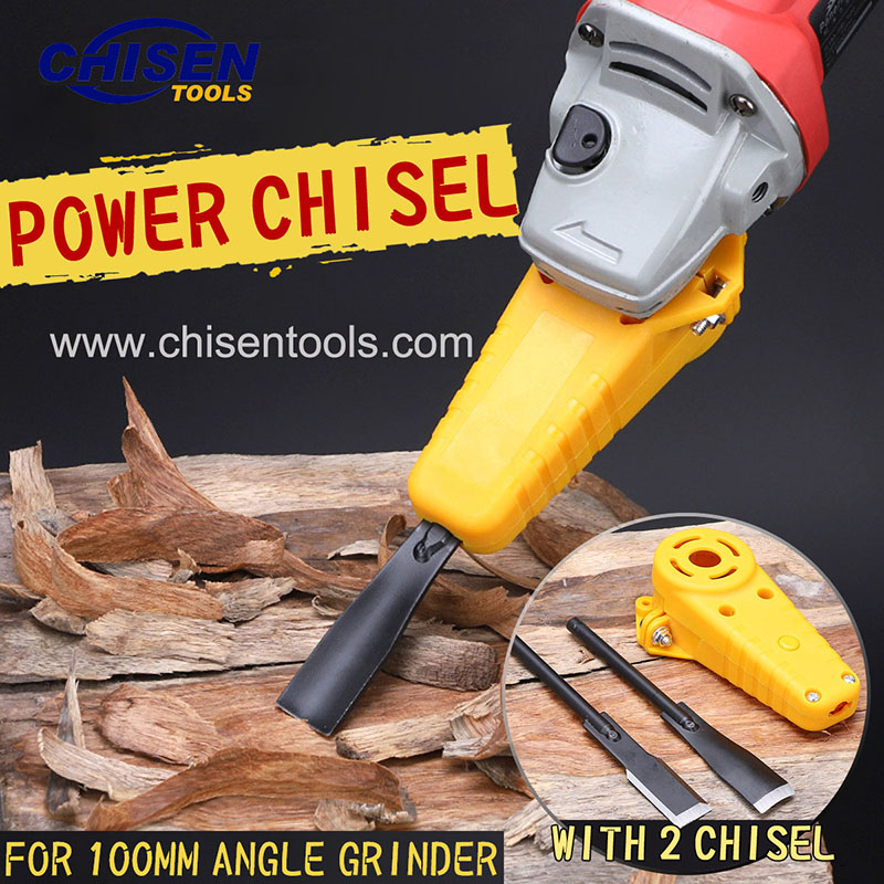 Electric Power Wood Carving Chisel Set For Angle Grinder