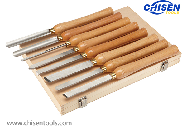 8 pcs Wood Lathe Chisel Set