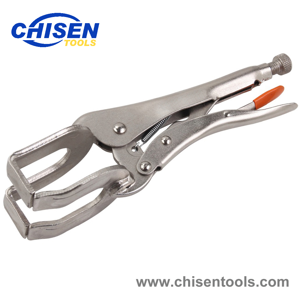 U-clamp locking pliers for welding
