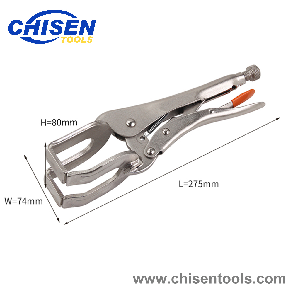 U-clamp locking pliers' dimension, 11 inch