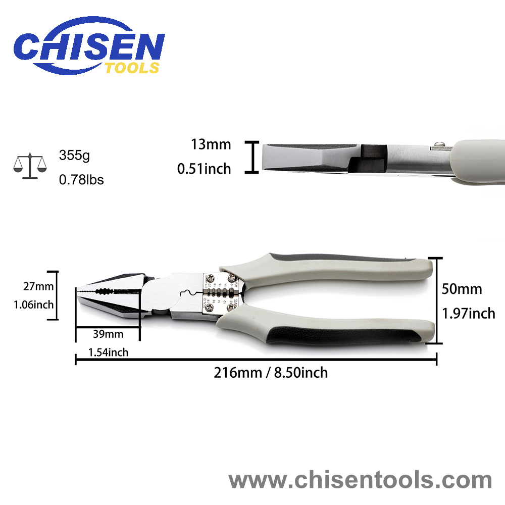 Multi-use Linesman's Pliers' Parameters