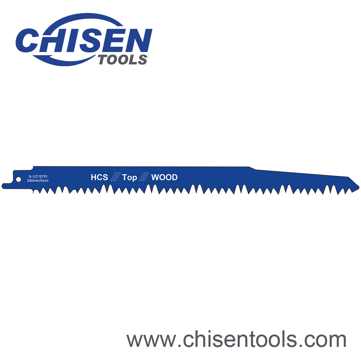 HCS sabre saw blades, 5 TPI