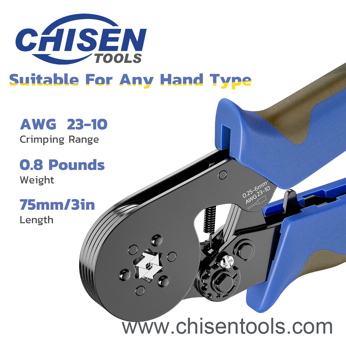 Self-adjusting Hexagonal Wire Crimper's Capacity