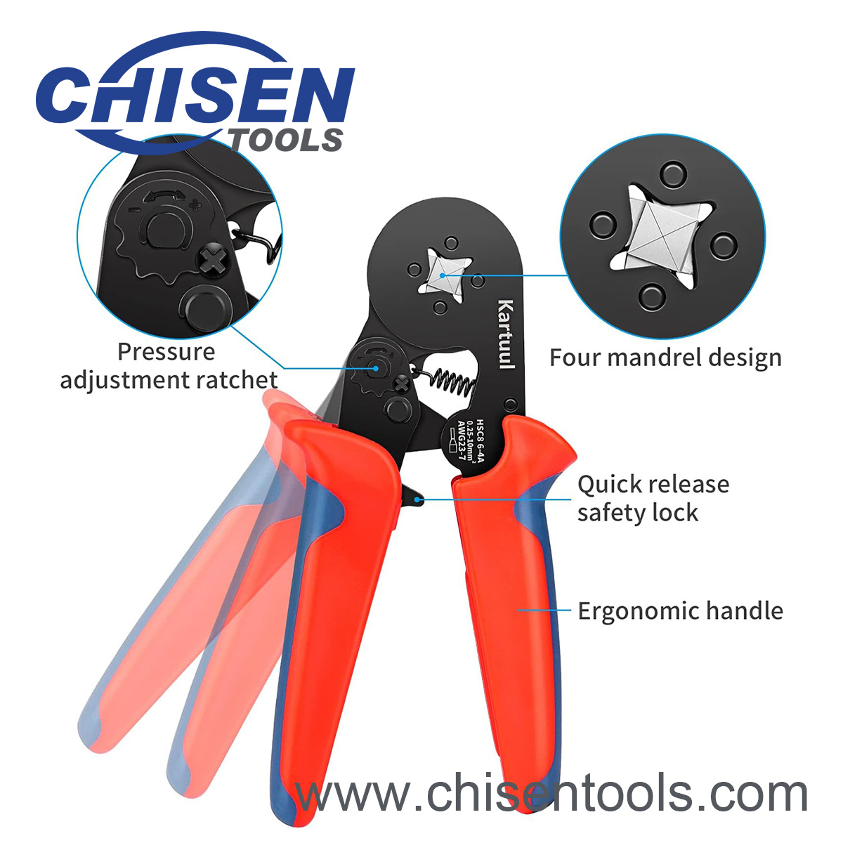 elf-adjusting Square Wire Crimper's Features