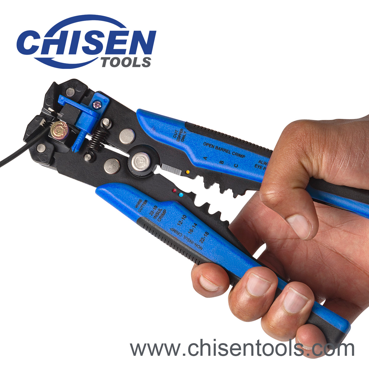 Ajustable Automatic Wire Stripper in Hand