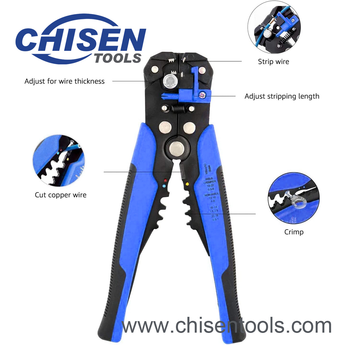 Self-adjusting Wire Stripper's Functions